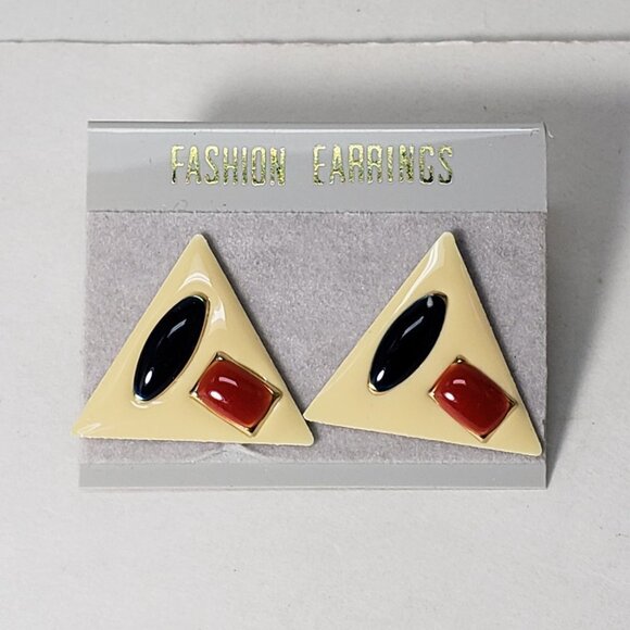 Elegant Triangle Teardrop Earrings | Colorful 0.9-Inch | Women’s Fashion Jewelry - Picture 6 of 7